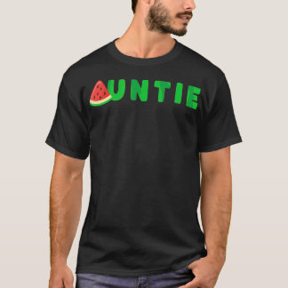 Auntie Watermelon Sommer Tropisches Obst T-Shirt