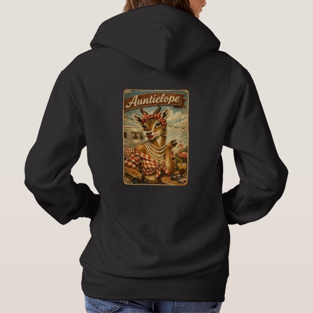 Auntielope Kapuzenpullover Hoodie (Rückseite)