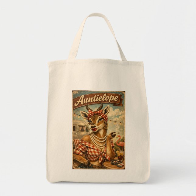 Auntielope Tote Bag Tragetasche (Vorne)