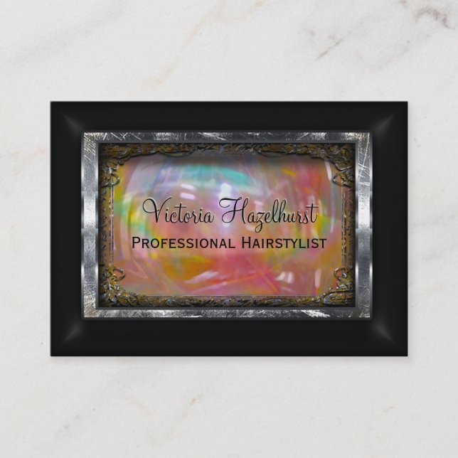 Auntielosa elegantes berufliches visitenkarte (Vorderseite)