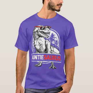 Auntiesaurus T rex Auntie Saurus Dinosaur Women Au T-Shirt