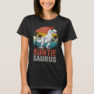 Auntiesaurus T Rex Dinosaurier Auntie Saurus Famil T-Shirt