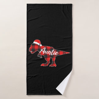 Auntiesaurus - T-Rex Tante Rouge Plaid Dino de Noë