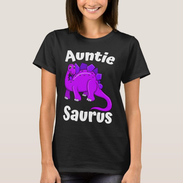 Auntsaurus Aunt Dinosaur  Dino T-Shirt (Vorderseite)