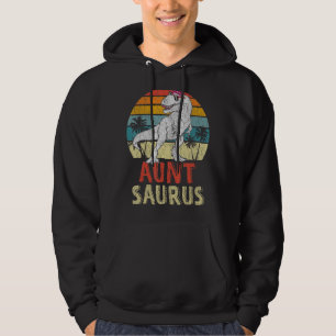 Auntsaurus T Rex Dinosaur Tante Saurus Familienmat Hoodie