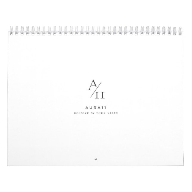 Aura11 glaubt an eure Lebensweise Kalender (Titelbild)