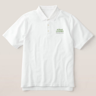 AURA11 Luxus-Mode Signature-Poloshirt