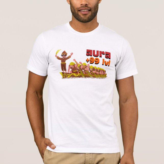 aura +99 niveau T-shirt (Devant)