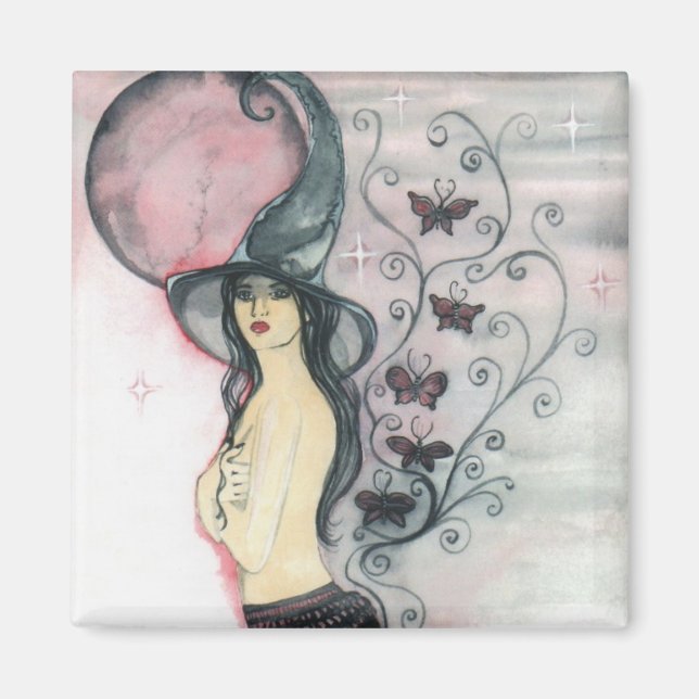 Aura at Dusk Witch Magnet (Devant)