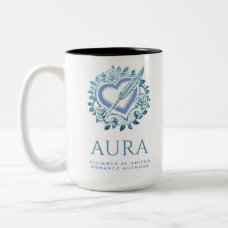 AURA-blaue Tasse
