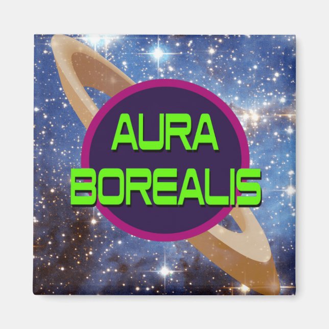 Aura Borealis Small TV Show Radio Show Magnet (Vorne)