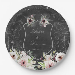 Aura der Nachthochzeit, 20 cm Abendfläche Pappteller