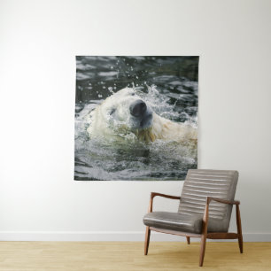 Aura des Polarbären Wandteppich