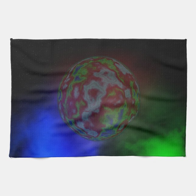 Aura eines Planeten, Geschirrtuch (Horizontal)