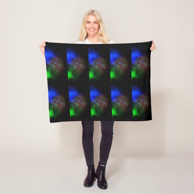 Aura eines Planeten, klein Fleecedecke (Beispiel)