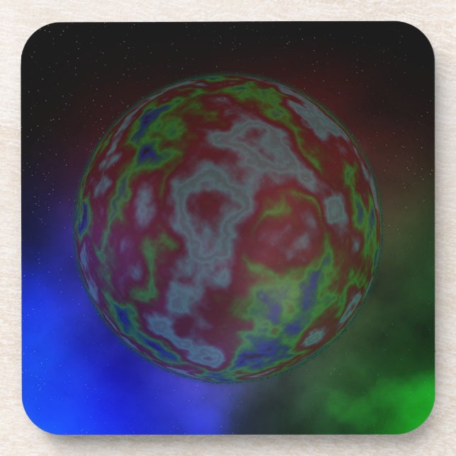 Aura eines Planeten, Untersetzer (Vorderseite)
