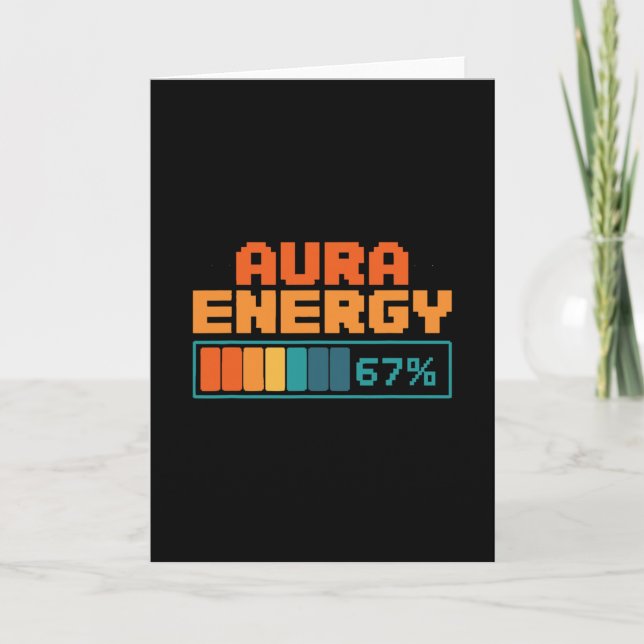 Aura Energie 67% Aura Farming Alpha Slang Gen 67.  Karte (Vorderseite)