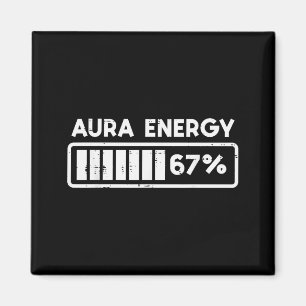 Aura Energie 67 Lustige Zahl 6 7 Meme Kinder Jugen Magnet