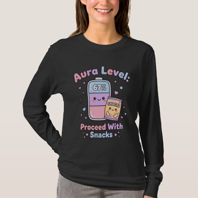 Aura Energy 67 Meme T-Shirt (Vorderseite)