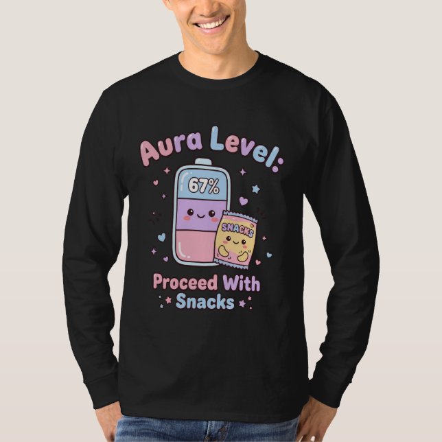 Aura Energy 67 Meme T-Shirt (Vorderseite)