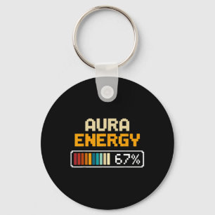 Aura Energy 67 Nummer 67th Sportler Eiscreme Schlüsselanhänger
