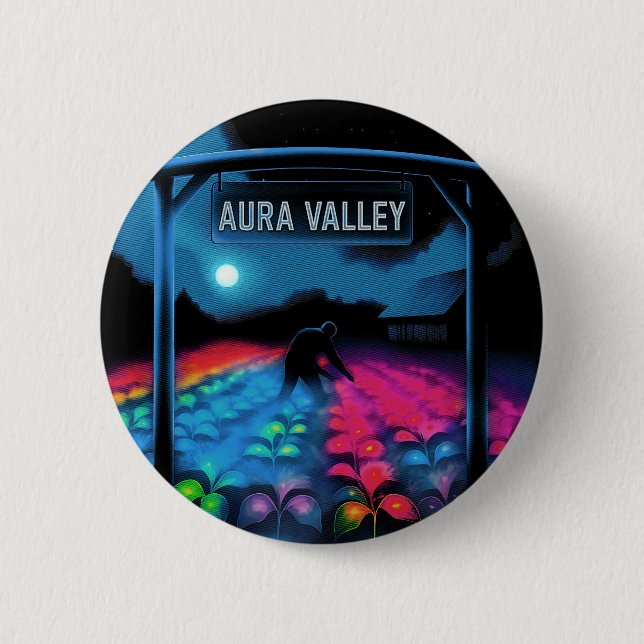 Aura Farm Colorful Valley Button (Vorderseite)