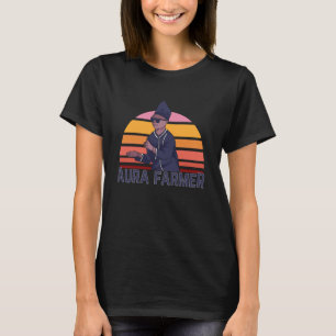 Aura Farming Lustiger Meme Tanzendes Bootrennen T-Shirt