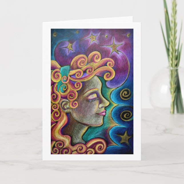 "Aura" Greeting card Karte (Vorderseite)