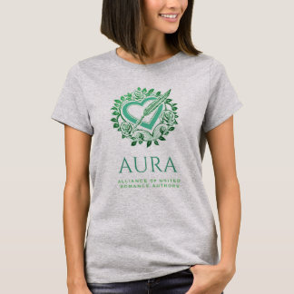 AURA Logo grün T-Shirt