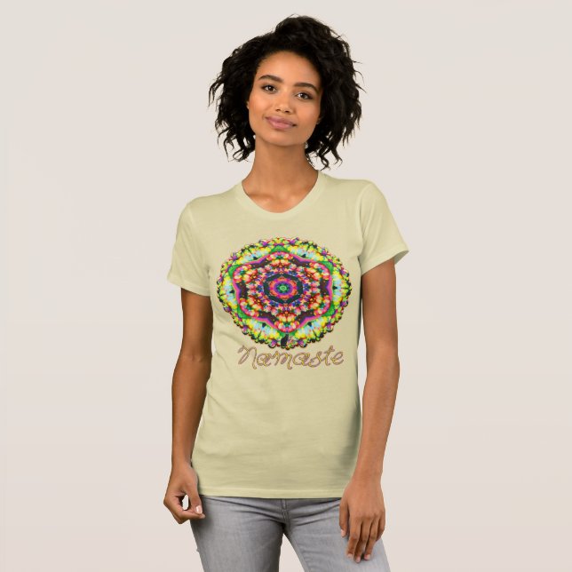 Aura Namaste Kaleidoscope T-Shirt (Vorne ganz)
