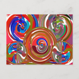 Aura-Reinigungszirkel - Reiki Mediation Mandala 7 Postkarte