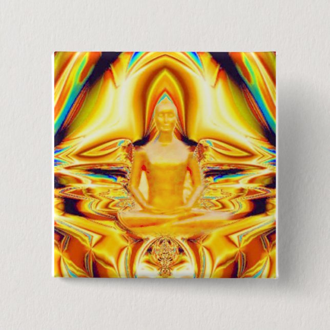Aura, Stärke und Meditation_ Button (Vorderseite)
