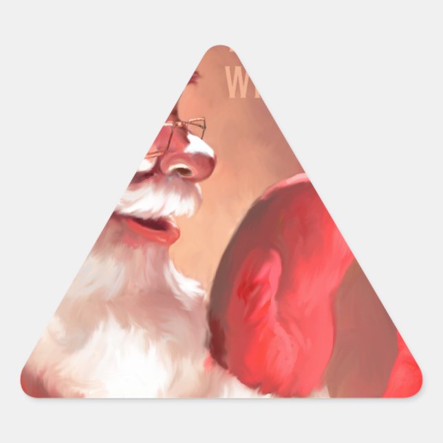 AURA Strumpfs.jpg Dreieckiger Aufkleber (Vorderseite)