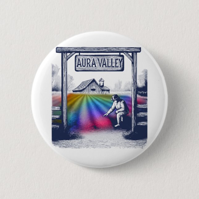 Aura Valley Farm Button (Vorderseite)