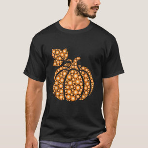 Aureate Herbst Polka Dot Pumpkin Internationa T-Shirt