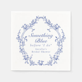 AURELIA Chinoiserie Etwas Blaues Brautparty Serviette