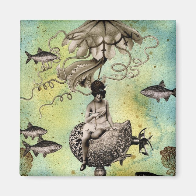 Aurelia und ihr Jelly Cruiser Magnet (Vorne)