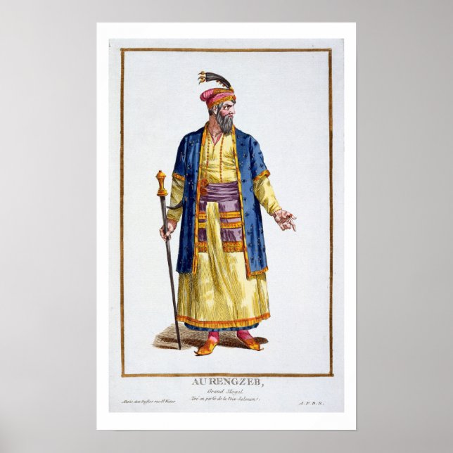 Aurengzeb, Großer Khan der Mongol Hordes von Re Poster (Vorne)