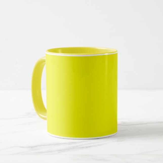 Aureolin (Vollfarbe) Tasse (Vorderseite Links)