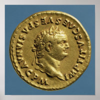 Aureus Nero mit einem Lorbeerkranz