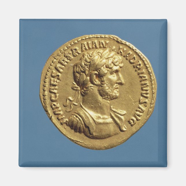 Aureus von Hadrian Magnet (Vorne)