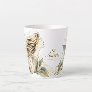 Aurevia Grace Collection Elegante Frau Milchtasse