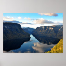Aurlandsfjord Flam Norwegischer Fjord Norwegen