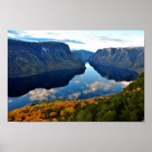 Aurlandsfjord Flam Norwegischer Fjord Norwegen