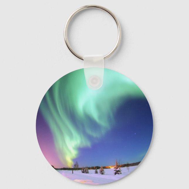Aurora am Bärensee. Schlüsselanhänger (Vorderseite)