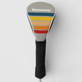 Aurora Arcade Across Striping with Name Golf Headcover