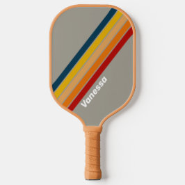 Aurora-Arcade mit Namensstreifen Pickleball Schläger