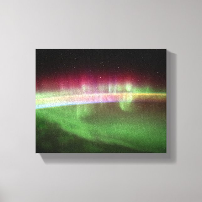 Aurora Australis - Internationale Raumstation Leinwanddruck (Vorderseite)