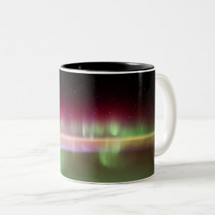Aurora Australis - Internationale Raumstation Zweifarbige Tasse