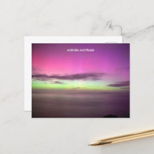 Aurora Australis - Südliche Lichter Australien Postkarte